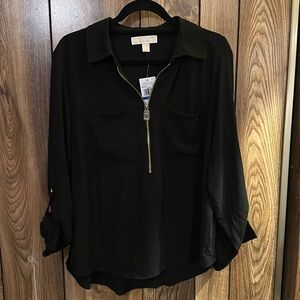 NWT Michael Kors Sheer Blouse
